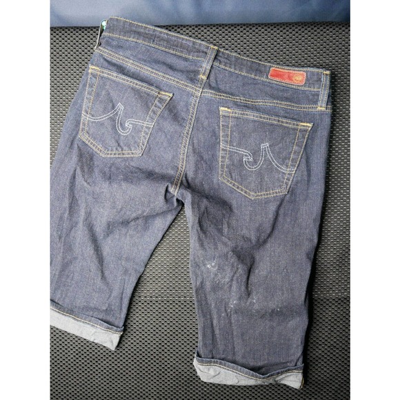 Womens AG Jean Bermuda Denim / Jean Shorts Size 27R by Adriano Goldschmied - Picture 5 of 6